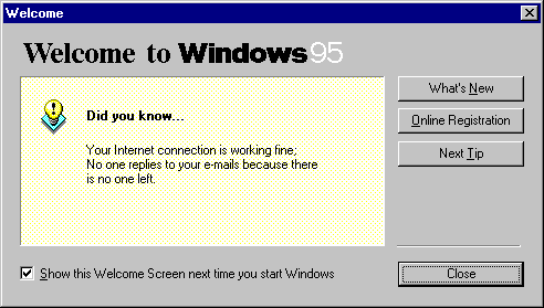 Welcome to Windows